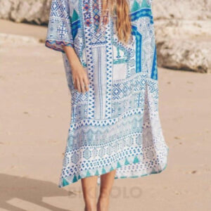 robe de plage à motif