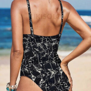 maillot une pièce col V