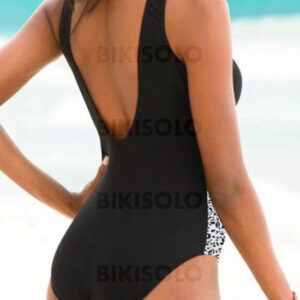 Maillot de bain Boho Noir une pièce