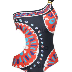 monokini imprimé femme élégant