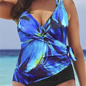 maillot de bain femme imprimé noué