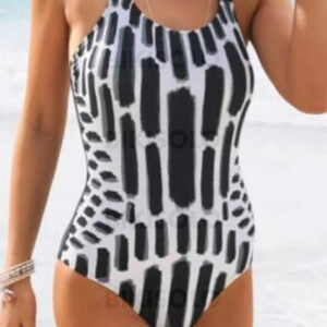 maillot de bain femme imprimé rétro