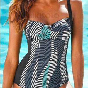 Maillot de bain tropical une pièce