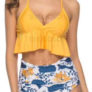 maillot de bain imprimé tropical