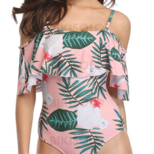 maillot de bain imprimé tropical