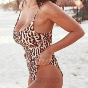 Maillot de bain léopard une pièce