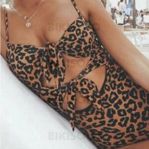 maillot de bain léopard femme