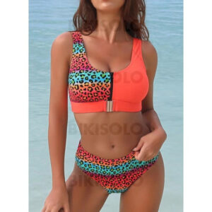 bikini à rayures