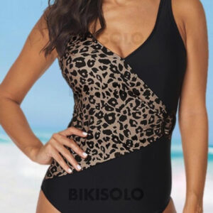maillot de bain léopard femme
