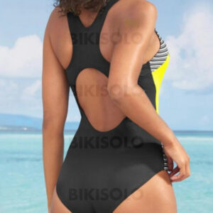 maillot une pièce col U