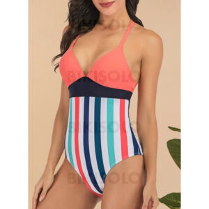 dos nu col v maillot femme