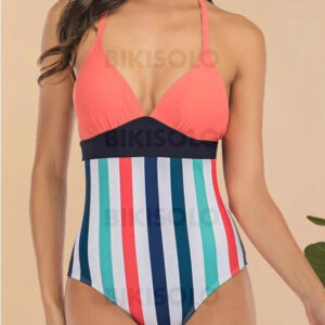 maillot de bain femme rayures