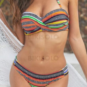 maillot de bain rayures dos nu