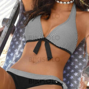maillot de bain rayures femme