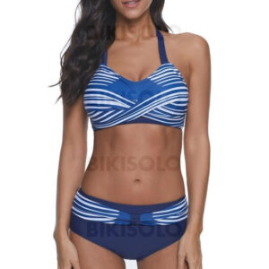 Maillot de bain rayures féminines
