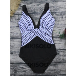 maillot bretelles col V