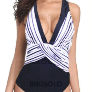 maillot de bain rayures femme