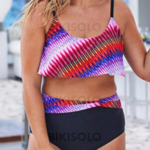 maillot de bain féminin rayures rétro