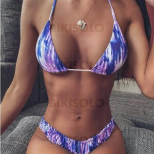 maillot de bain violet dos nu