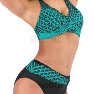 maillot de bain géométrique