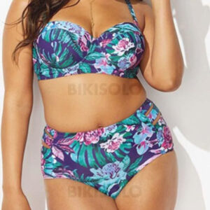 maillot de bain imprimé tropical