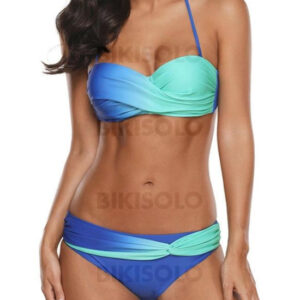 maillot de bain triangle bleu