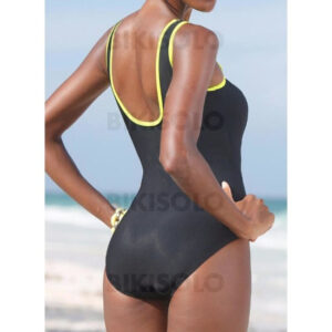 Patchwork Col V Maillot