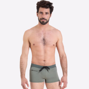 Boxer de bain kaki