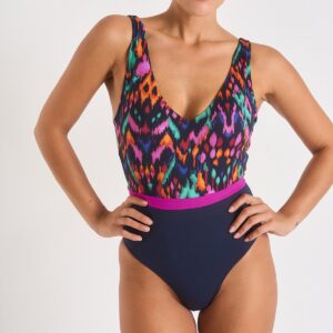 maillot de bain 1 pièce marine