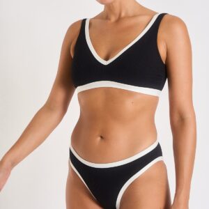 haut de maillot de bain noir