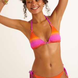 Haut de maillot de bain tie-dye