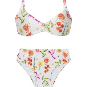 maillot de bain deux pièces floral