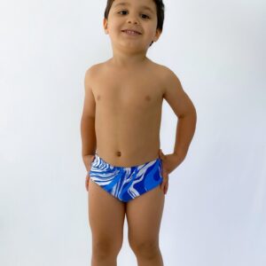 maillot de bain enfant bleu