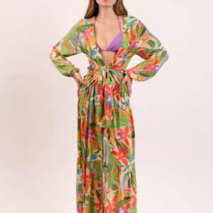 robe longue tropicale