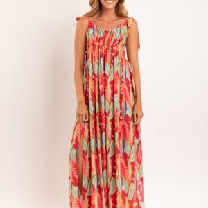 Sea-Bloom Long Dress Chiara élégante