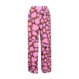 Amore-Pink Wide Pants rose