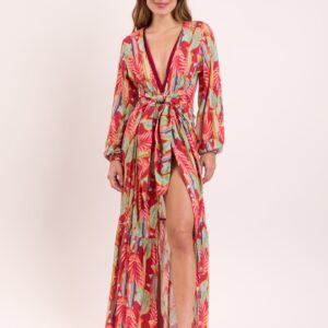 Sea-Bloom Long Dress Verona