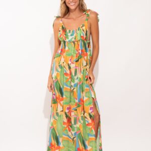 robe longue tropicale
