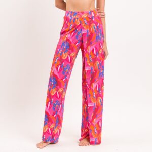 pantalon large Flavors floral