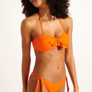 maillot de bain 2 pièces orange