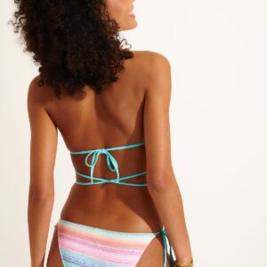bikini arc-en-ciel texturé