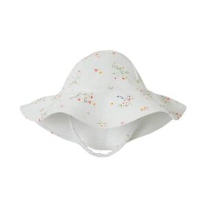 Chapeau fille avec motifs fleuris multicolores