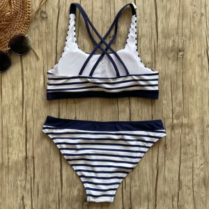 Maillot chic marinière