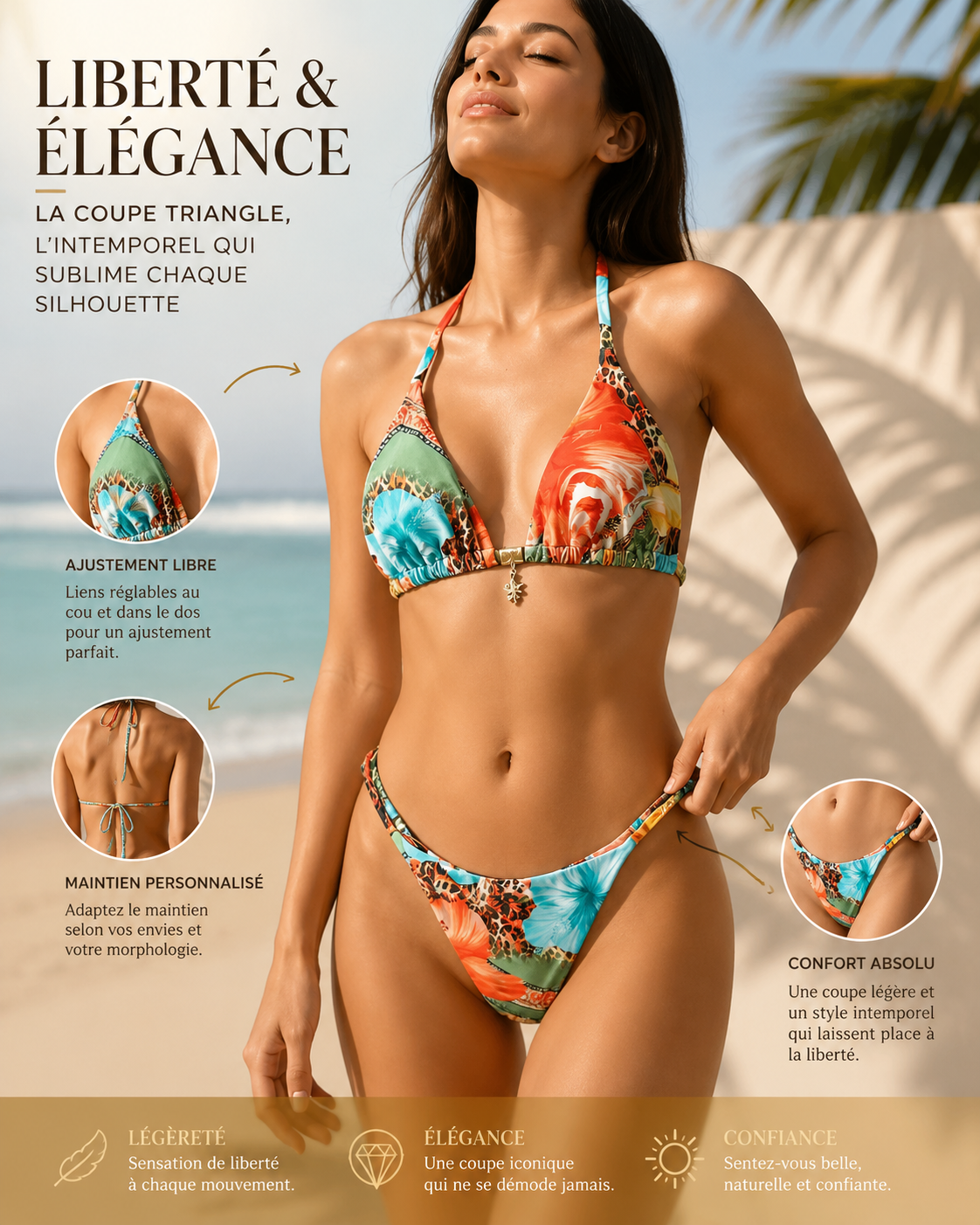 Maillot de Bain String Ficelle Chic