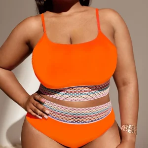Maillot de bain grande taille élégance bleu marine
