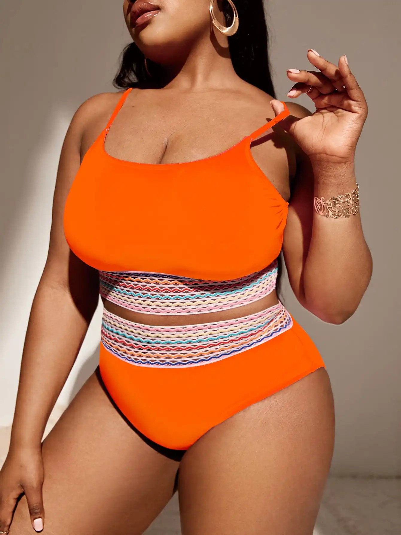 Maillot de Bain Grande Taille Élégance – Image 4
