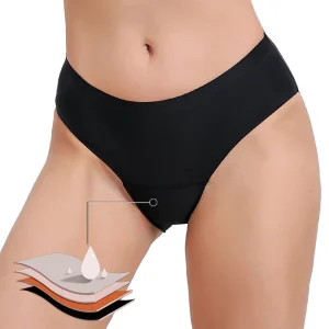 Maillot menstruel violet grande taille confortable