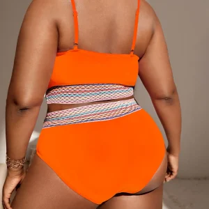 Maillot de bain grande taille avec motifs floraux élégants