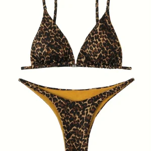 Maillot de Bain 2 Pièces String Élégant