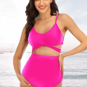 Maillot maternité ventre rond chic
